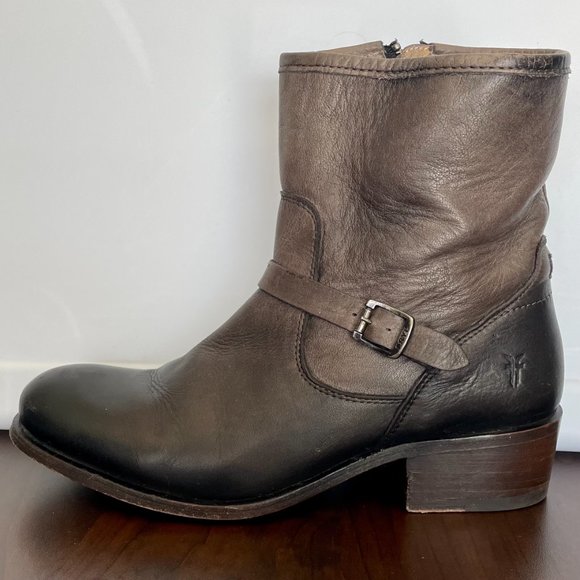 Frye Veronica Booties - Stone - Picture 2 of 9